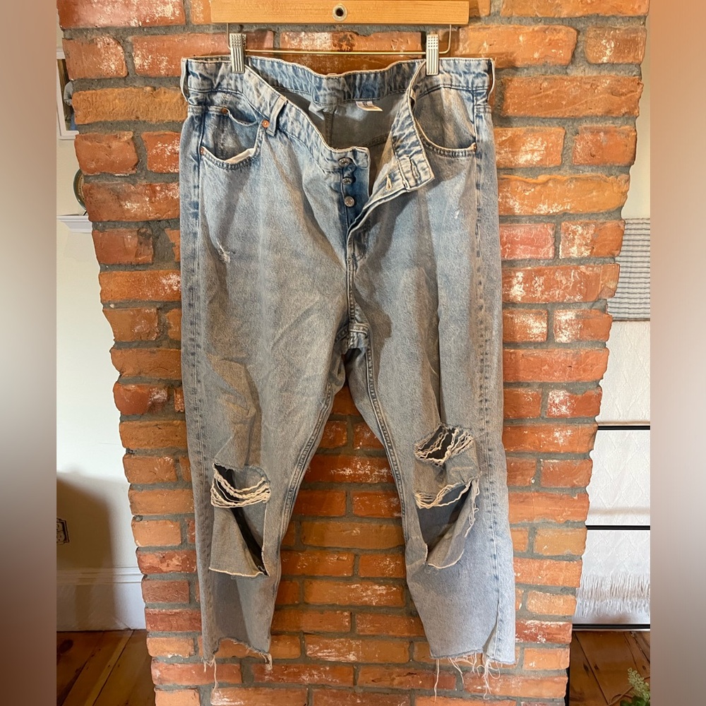 Button fly denim